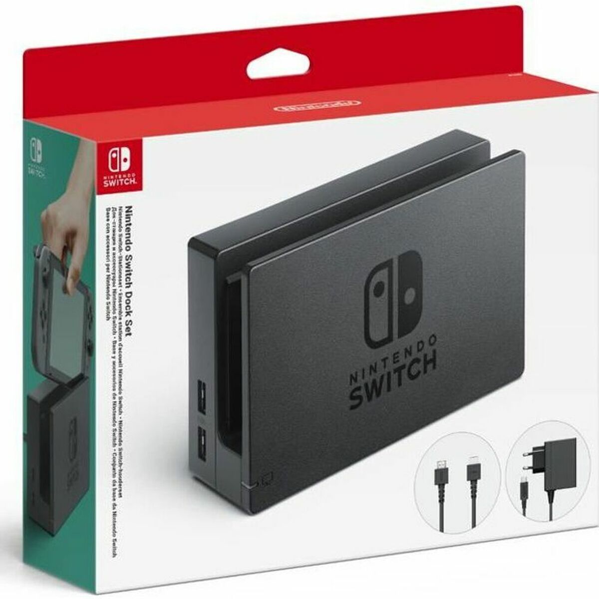 Tarvikesetti Nintendo Switch Dock Set