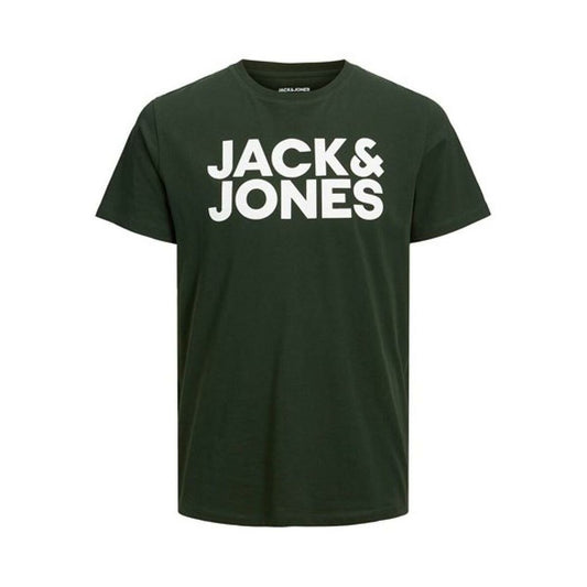Miesten T-paita Jack & Jones JJECORP LOGO TEE 12151955 Vihreä