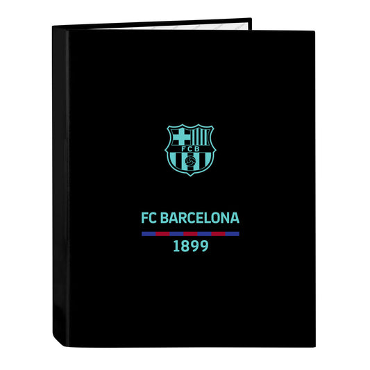 Rengaskansio F.C. Barcelona Musta A4 26.5 x 33 x 4 cm