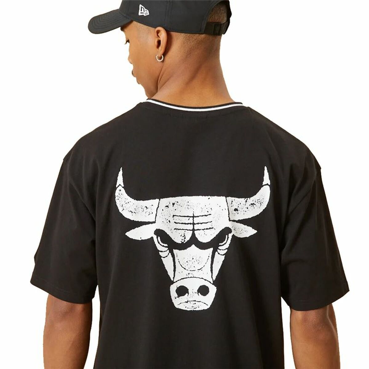 Miesten T-paita New Era Chicago Bulls Musta