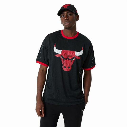 Koripallopaita New Era NBA Mesh Chicago Bulls Musta