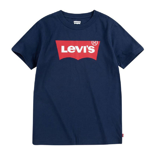 Lasten Lyhythihainen paita Levi's Batwing Tummansininen Unisex