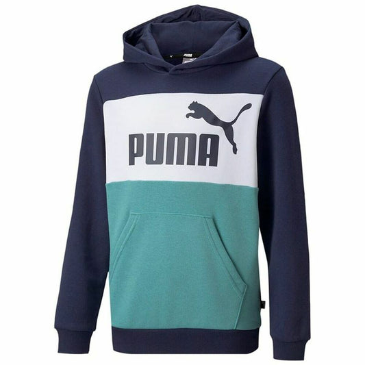 Lasten huppari Puma Essential Colorblock Tummansininen