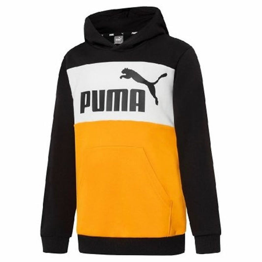 Lasten huppari Puma Essentials+ Colourblock Keltainen