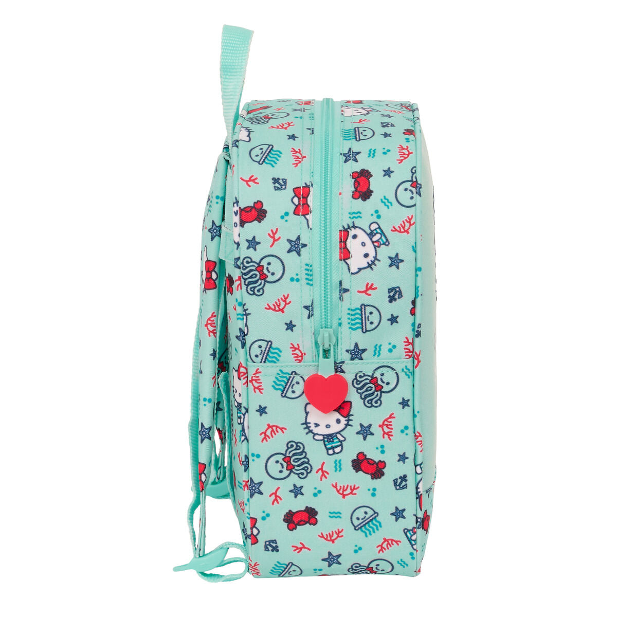 Lasten laukku Hello Kitty Sea lovers Turkoosi 22 x 27 x 10 cm