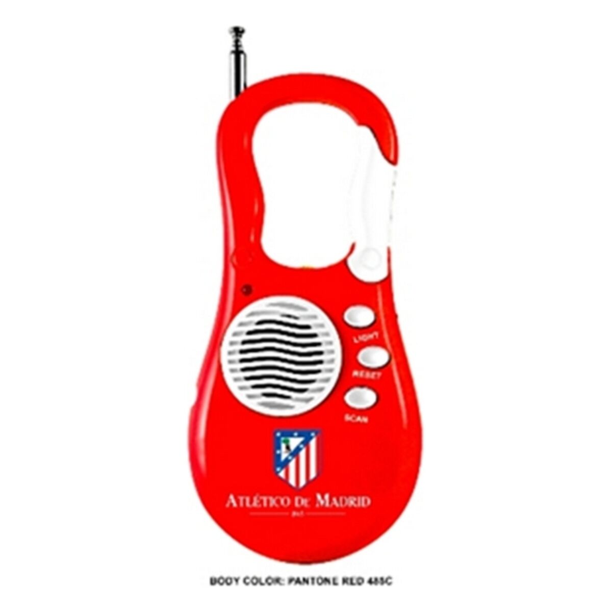 Transistoriradio Atlético Madrid Punainen