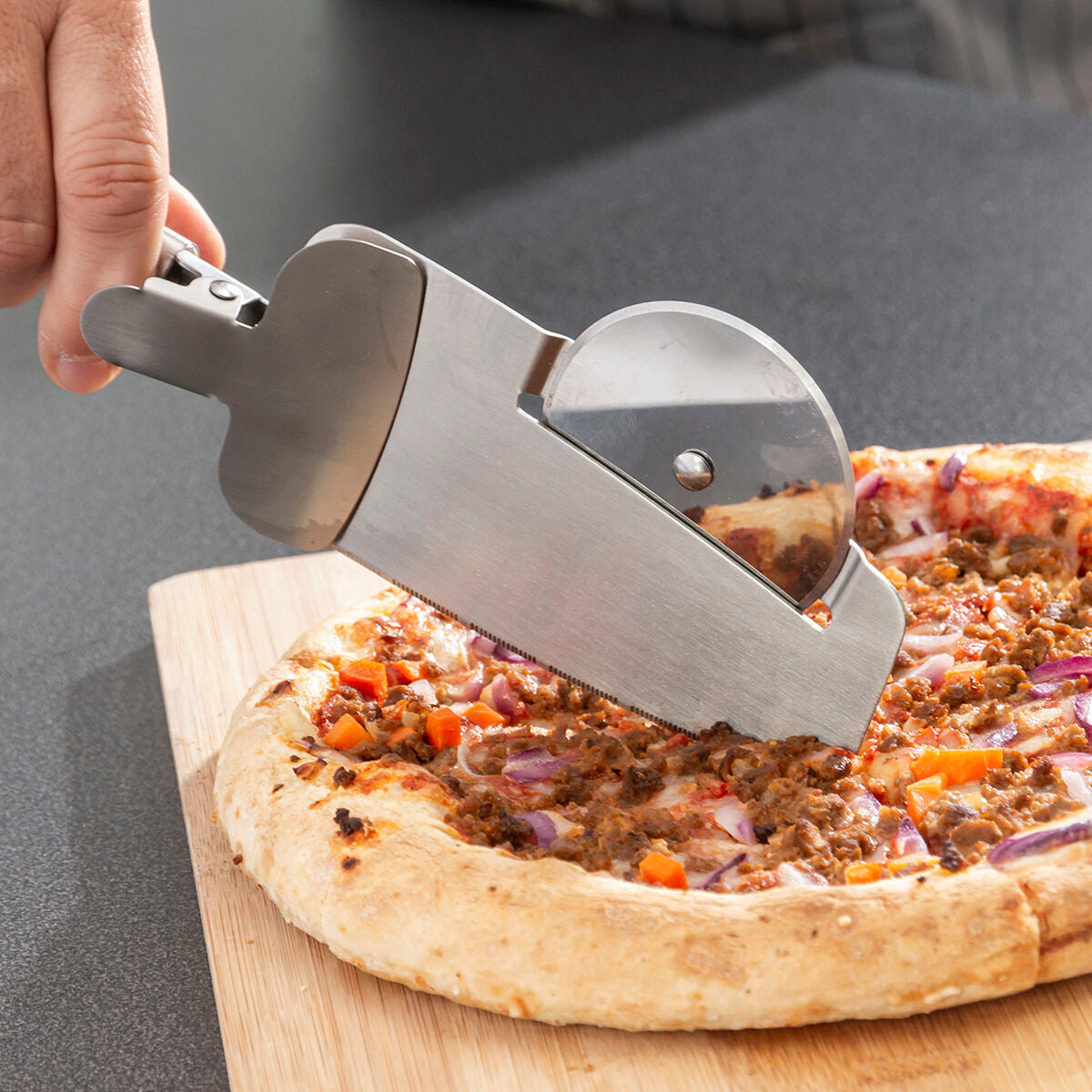 Pizzaleikkuri 4-in-1 Nice Slice InnovaGoods